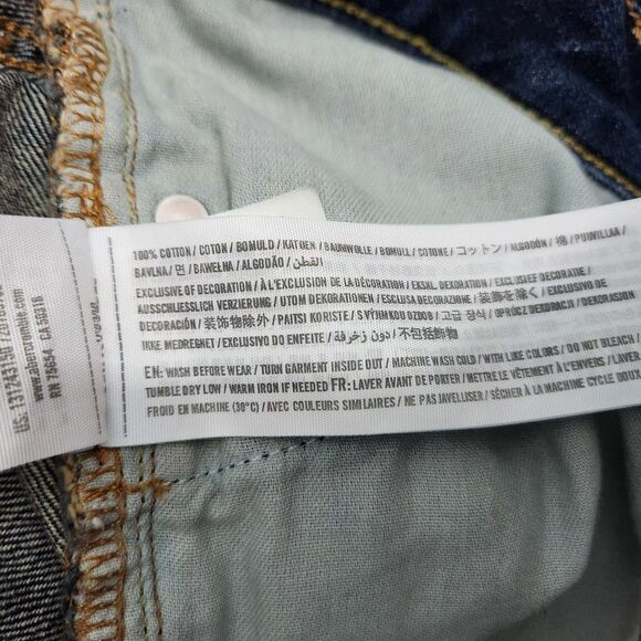 Abercrombie & Fitch Men 30X34 (31X33) Dark Wash Straight Leg Jeans - Picture 9 of 13